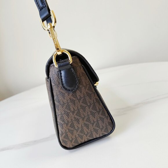 Navy Blue Michael Kors Fleur Ladies Crossbody Underarm Bag - Picture 6 of 10